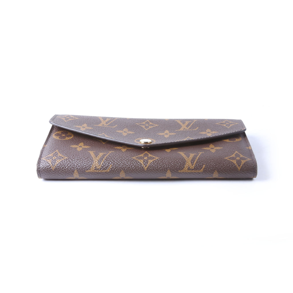 Sarah Wallet Monogram Newer Brown