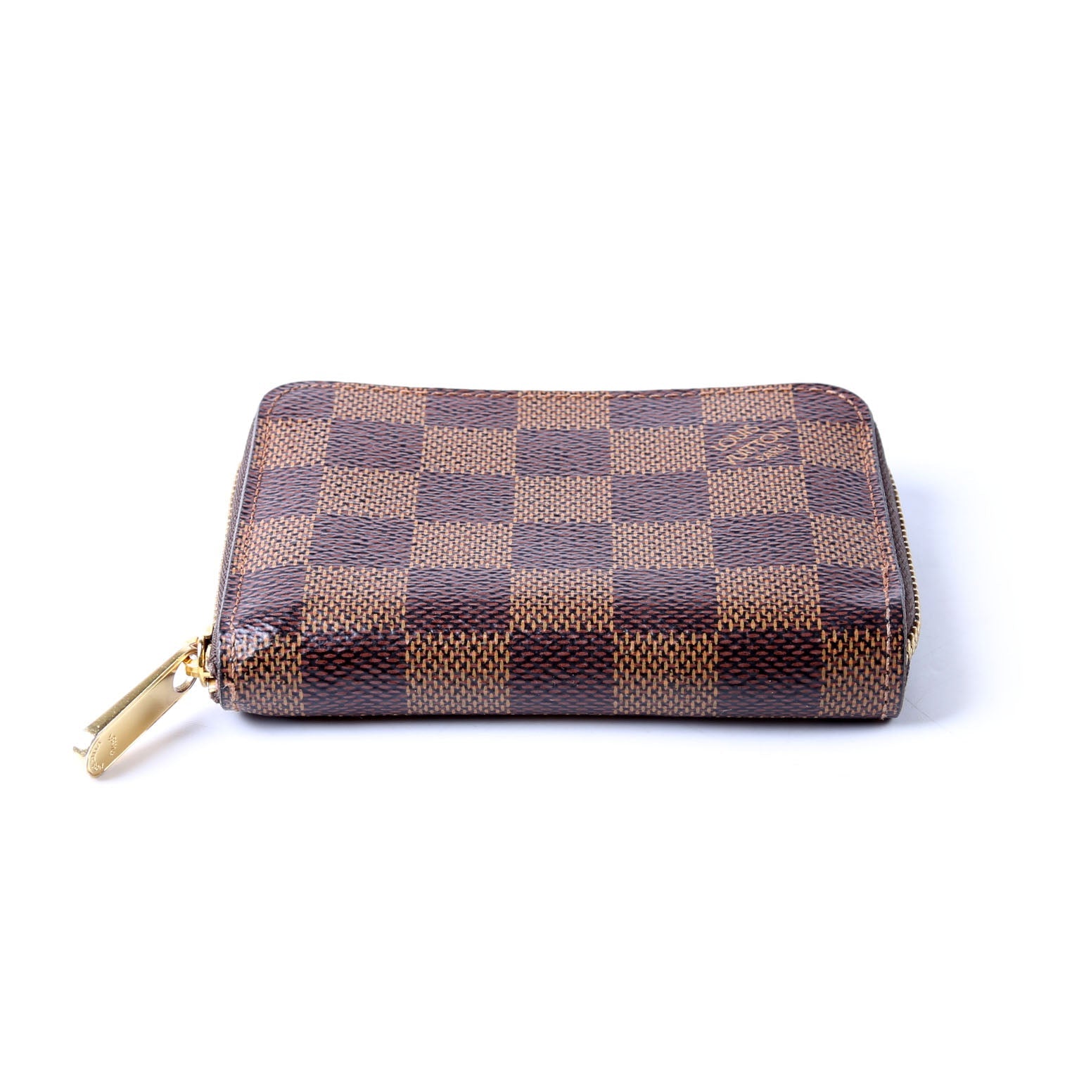 Zippy Coin Purse Damier Ebene Brown/Light Pink