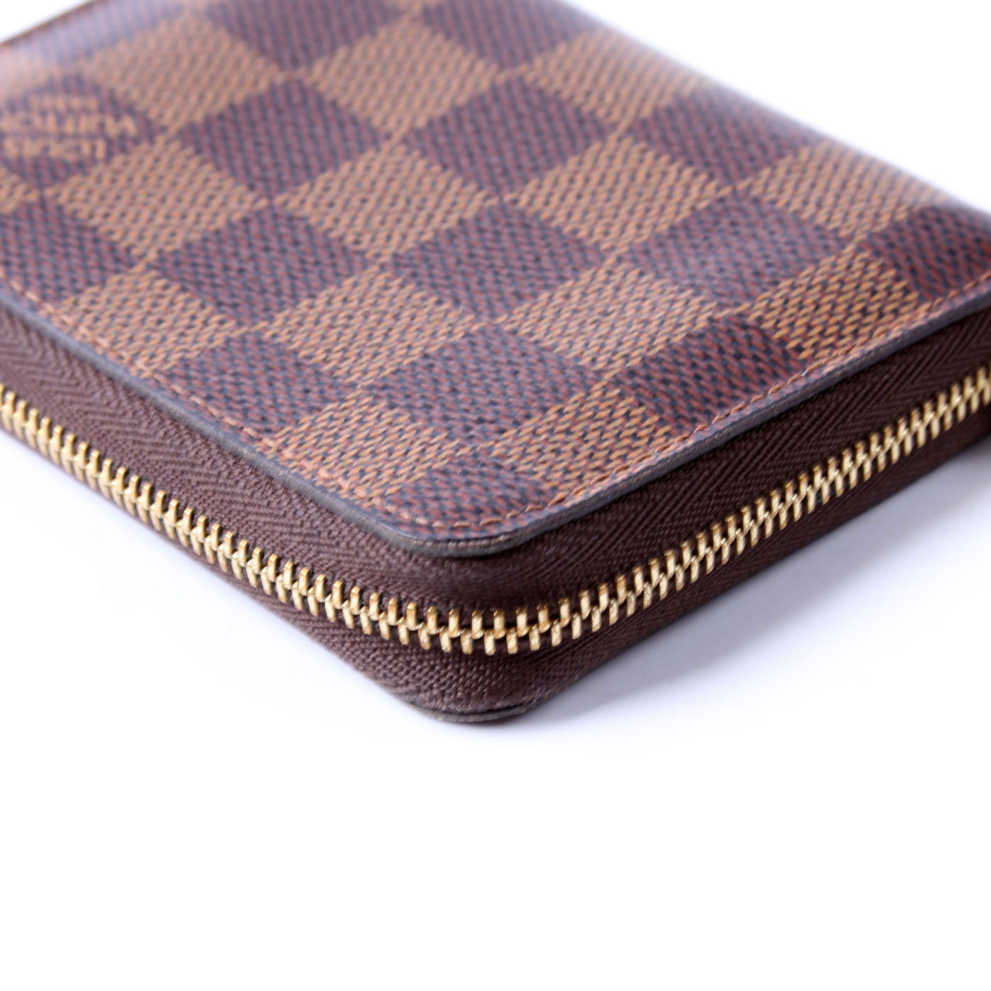 Zippy Coin Purse Damier Ebene Brown/Light Pink