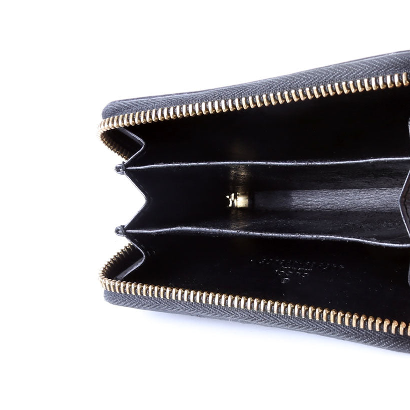 Gucci 447939 Zip Around Card Case Black