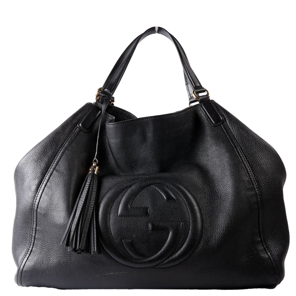 Gucci 282308 Soho Shoulder Large Black