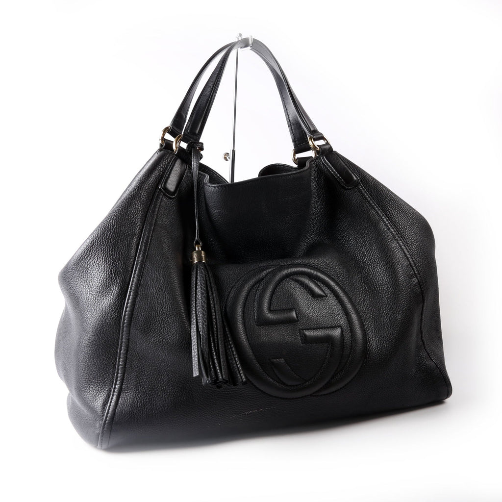 Gucci 282308 Soho Shoulder Large Black