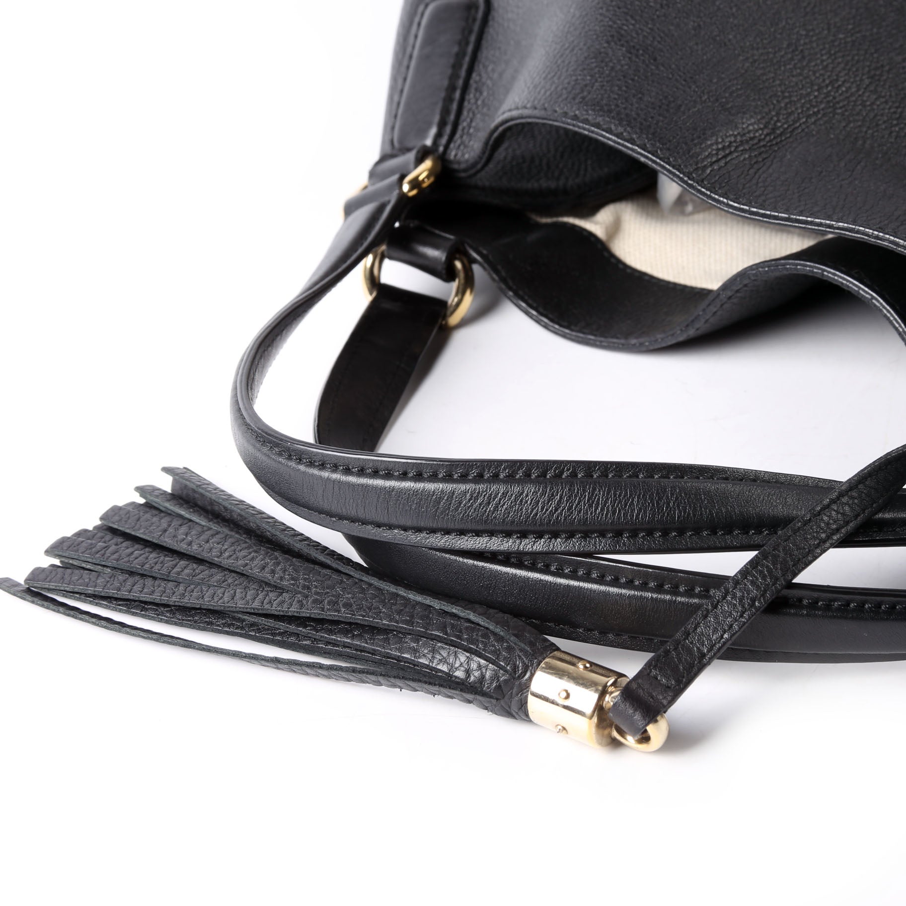 Gucci 282308 Soho Shoulder Large Black