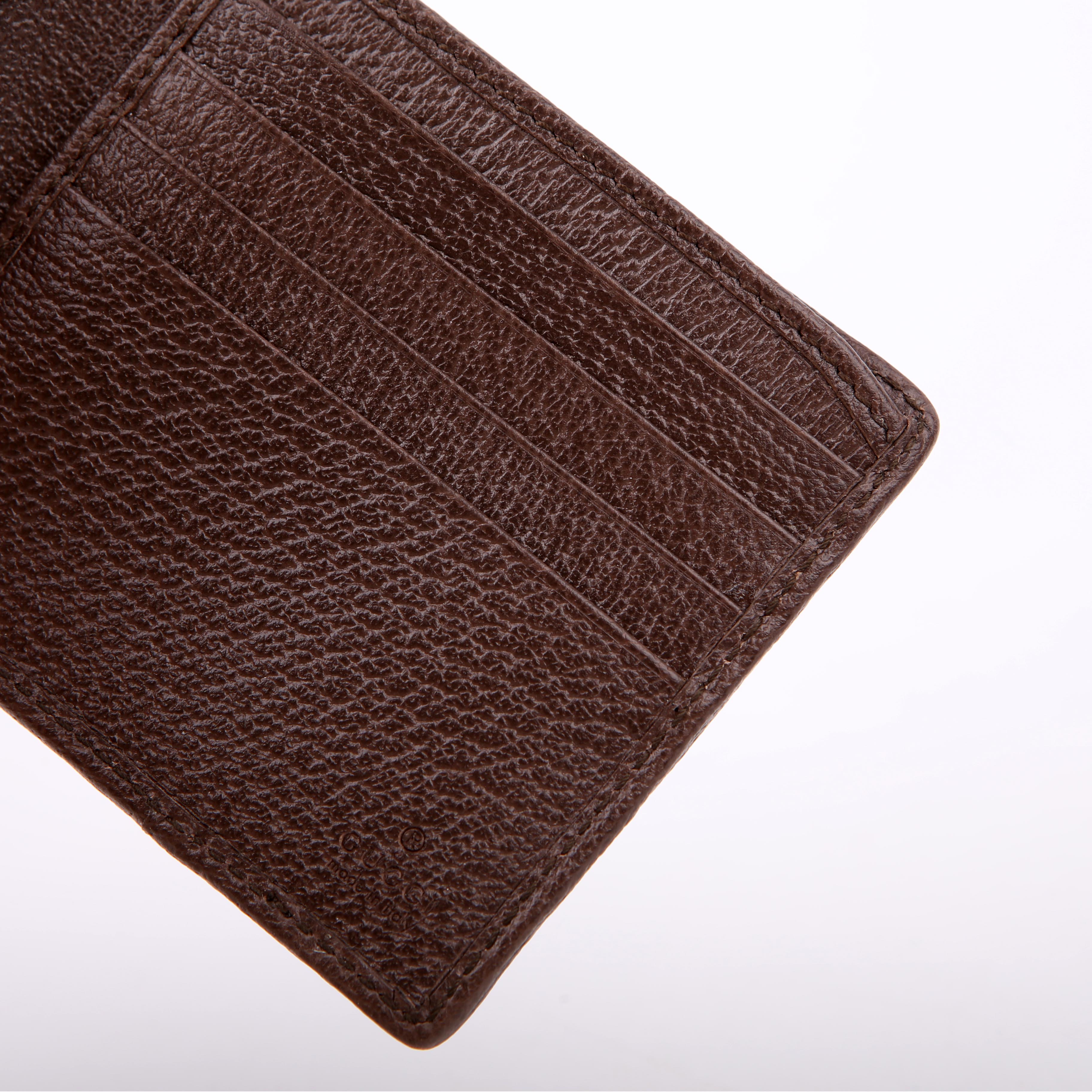 Gucci 699308 Jumbo GG Canvas Bifold Wallet
