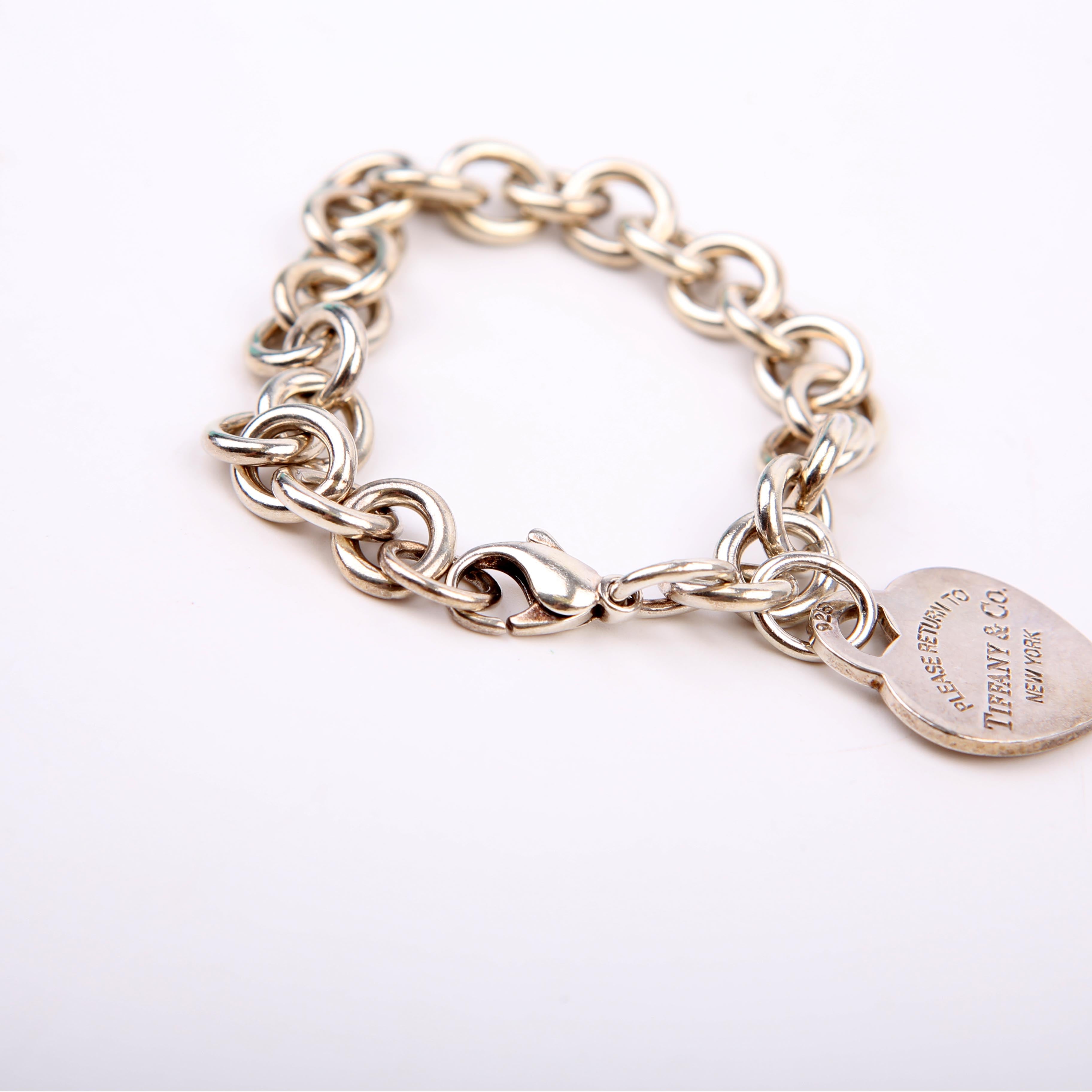 Please Return Heart Bracelet 925