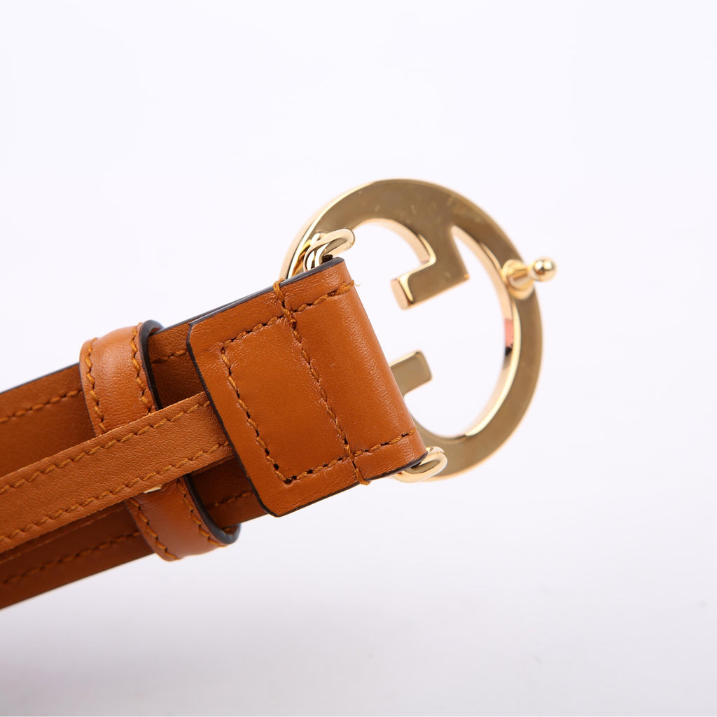 Gucci 690557 Blondie Leather Belt Size 110/44 Brown