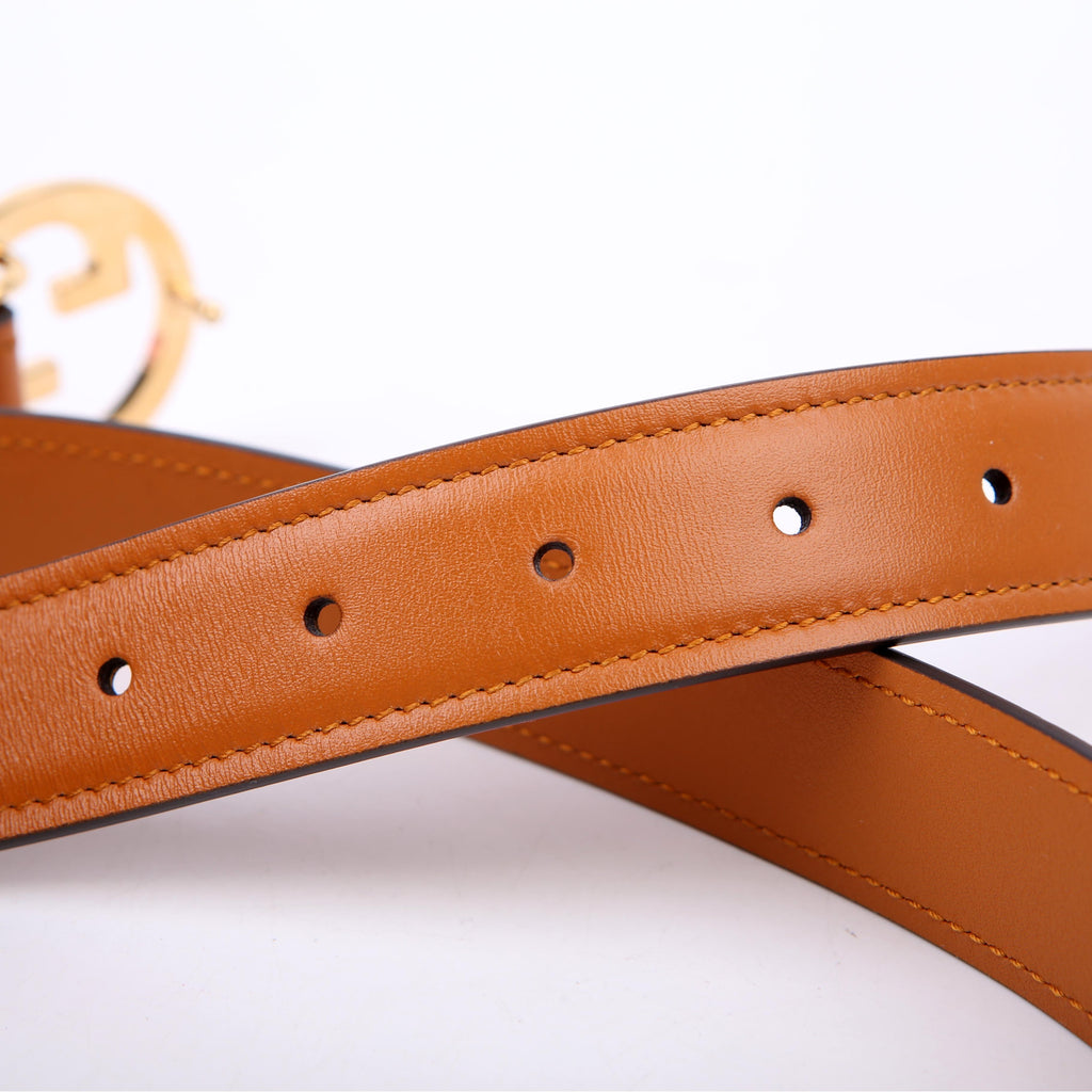 Gucci 690557 Blondie Leather Belt Size 110/44 Brown