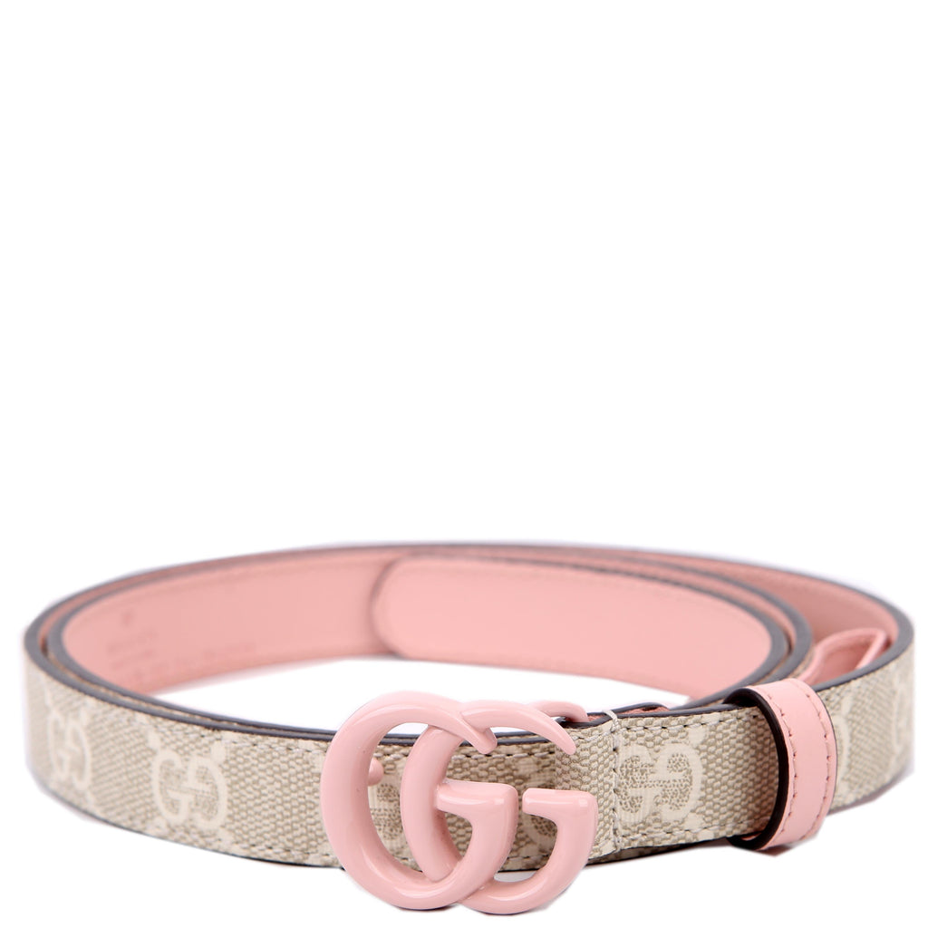 Gucci 409417 GG Marmont Thin Belt Size 85/35 Pink