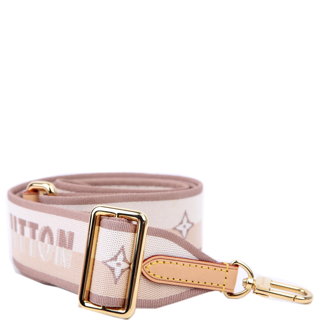 Jacquard Sporty Bandouliere Strap Beige