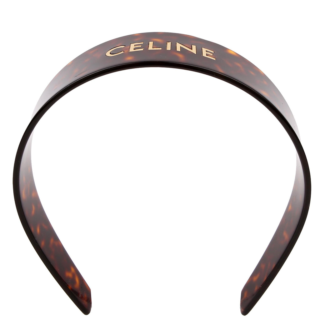 Logo Acetate Havana Headband