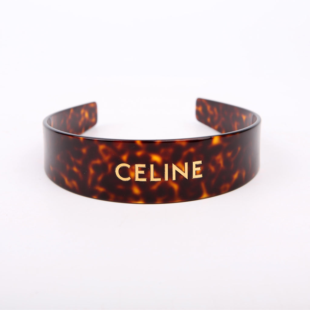 Logo Acetate Havana Headband
