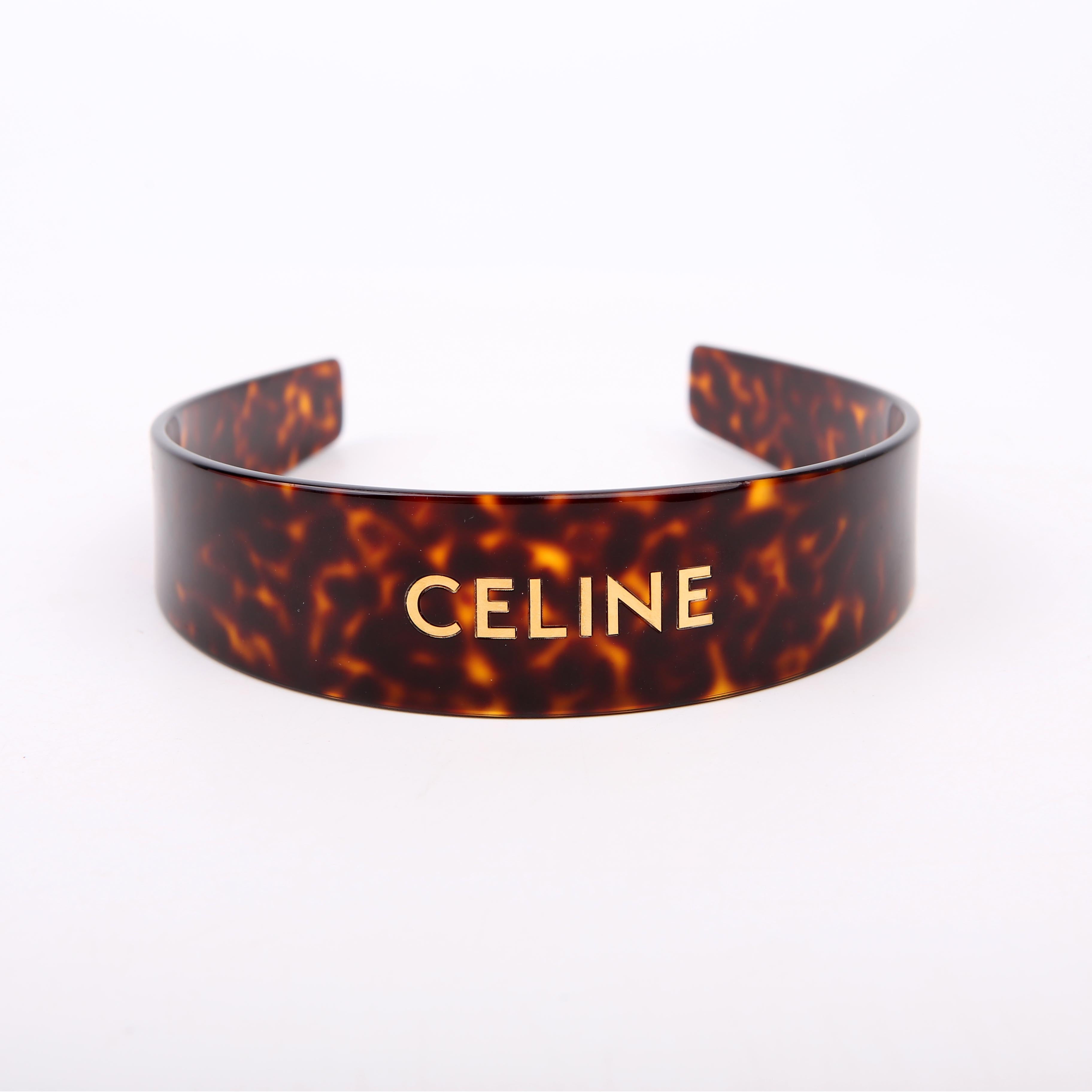 Logo Acetate Havana Headband