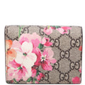 Gucci 453176 GG Blooms Card Case Pink