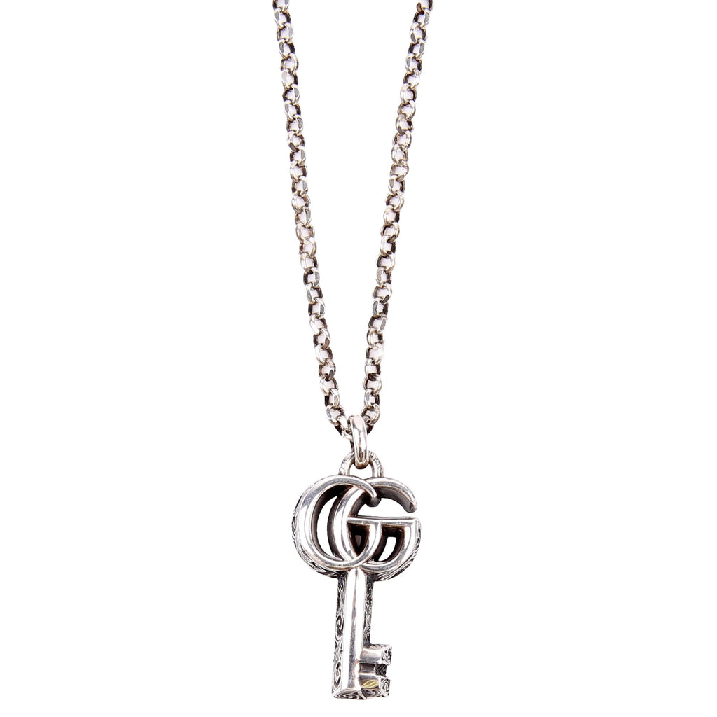 Gucci Double G Key Pendant Necklace 925