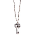 Gucci Double G Key Pendant Necklace 925