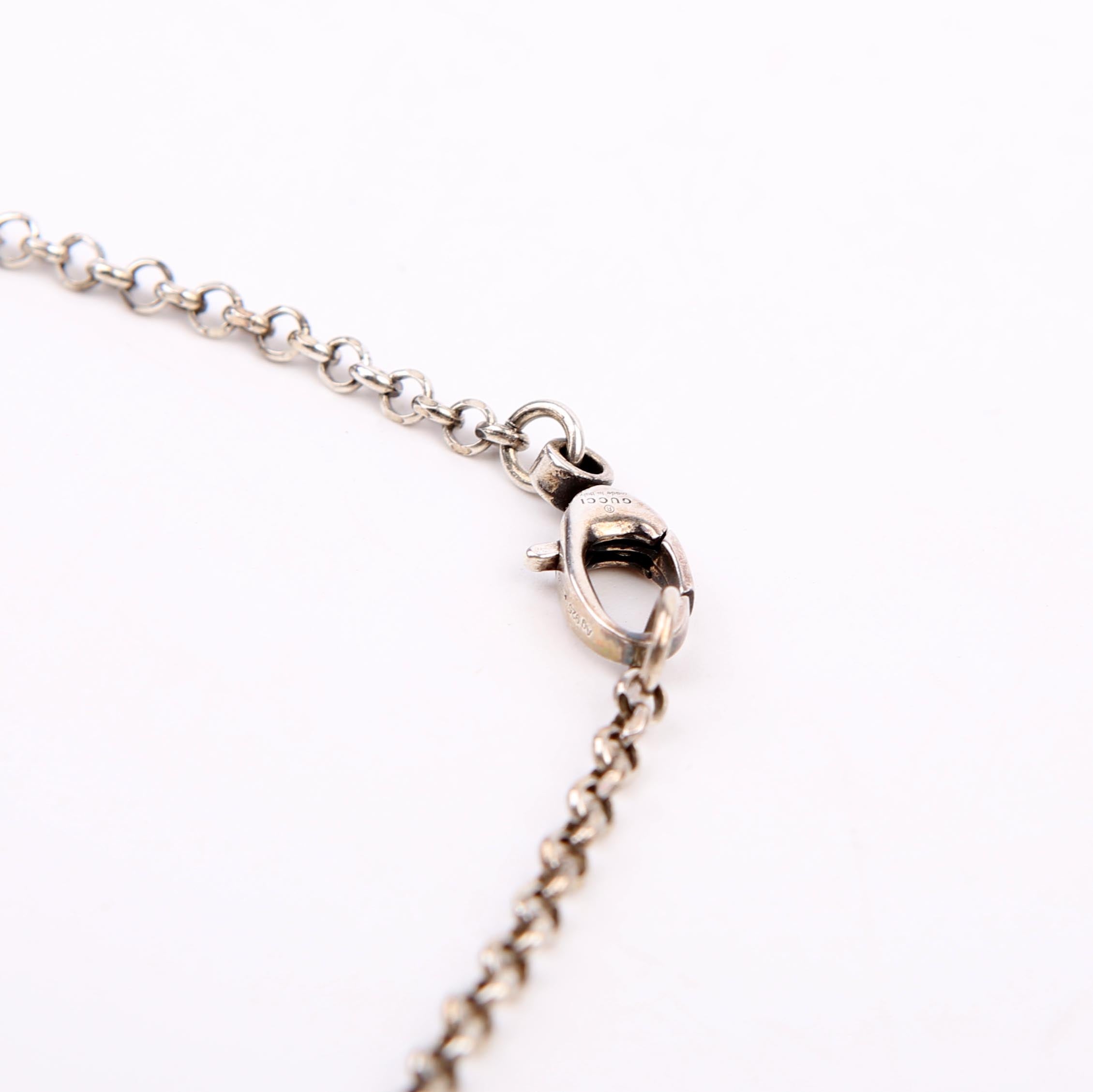 Gucci Double G Key Pendant Necklace 925