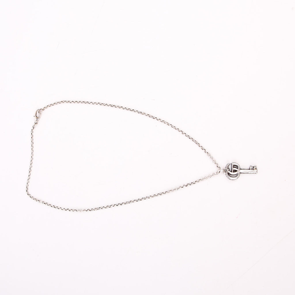 Gucci Double G Key Pendant Necklace 925