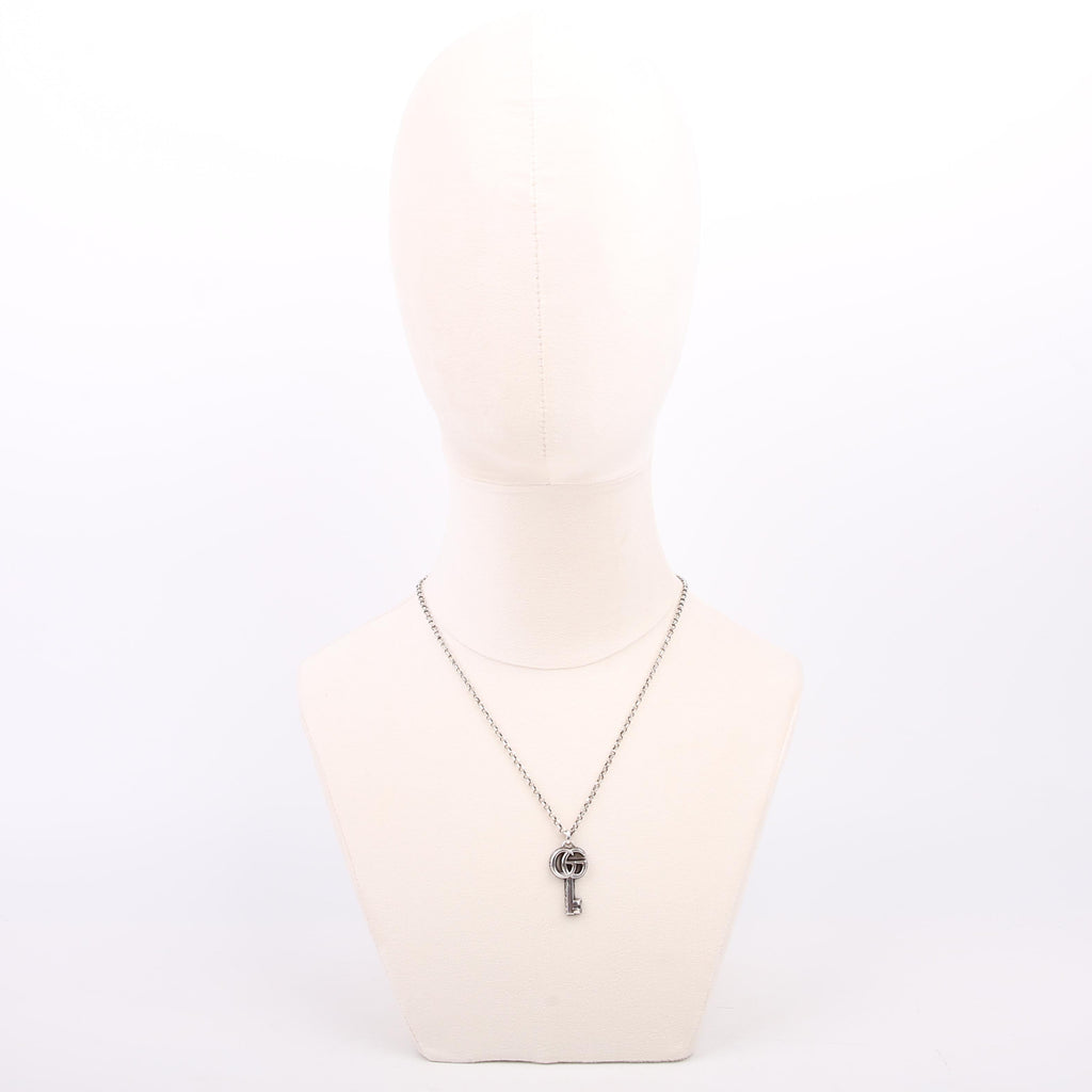 Gucci Double G Key Pendant Necklace 925