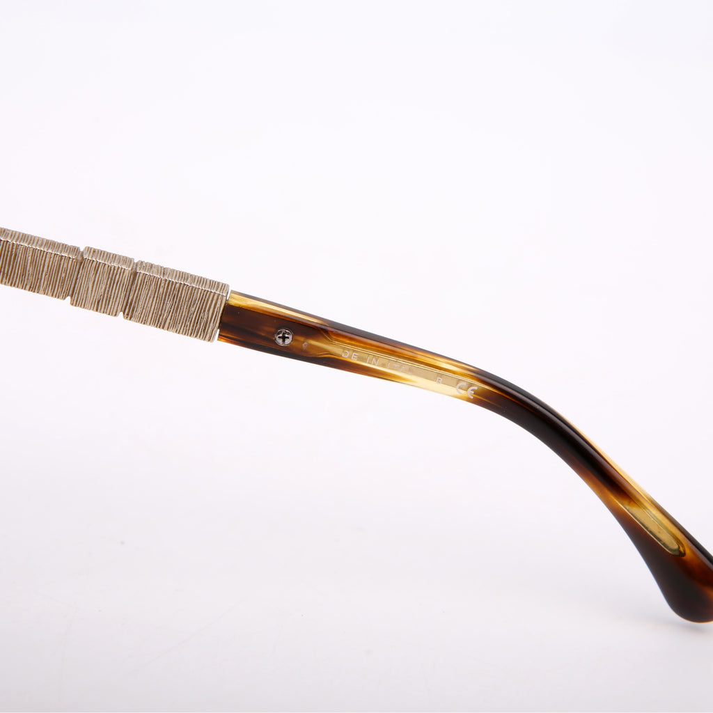 5307-B CC Crystal Baguette Sunglasses Brown