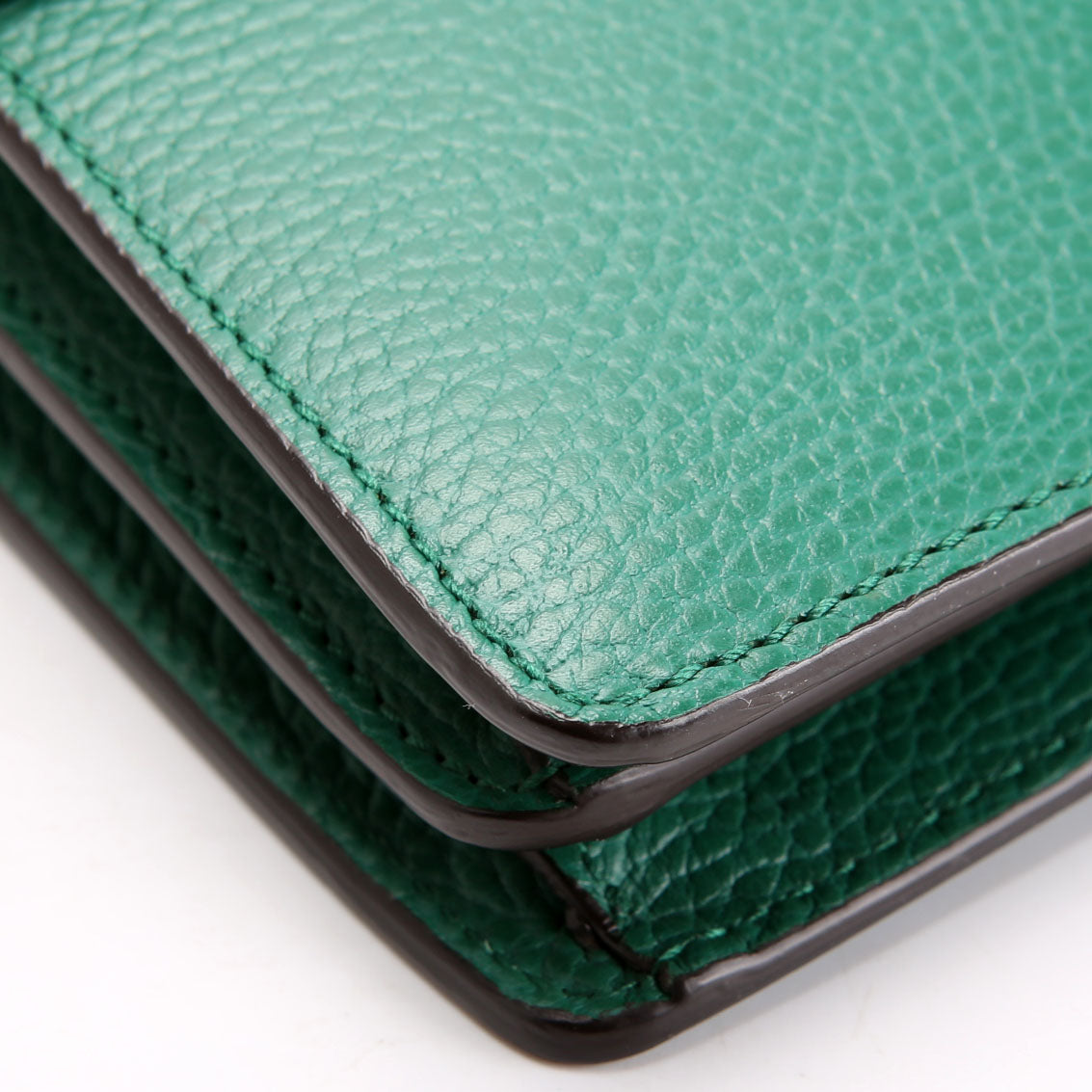 Gucci 400249 Dionysus Leather Shoulder Small Green