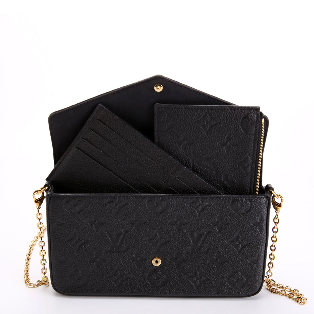 Pochette Felicie Empriente Black