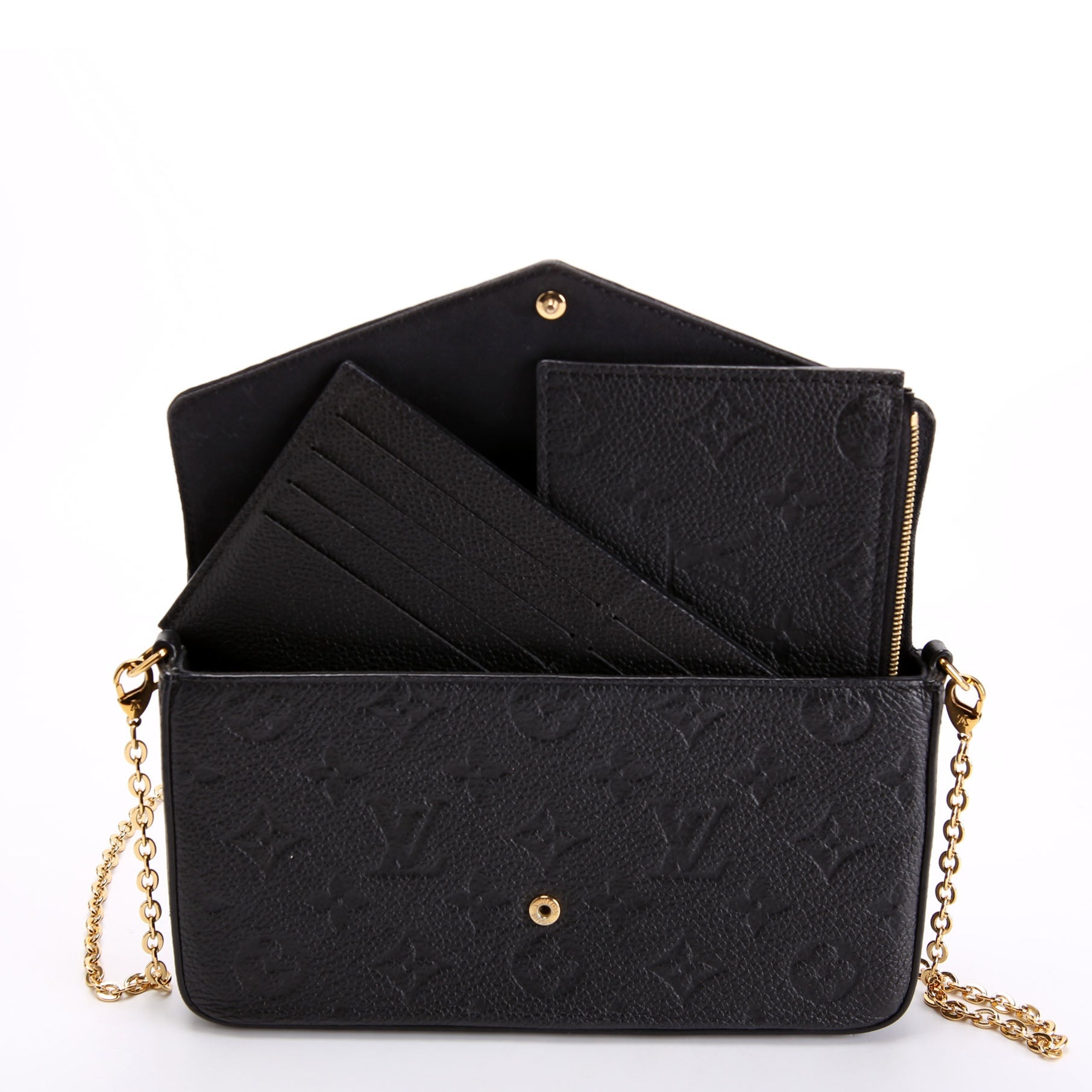 Pochette Felicie Empriente Black