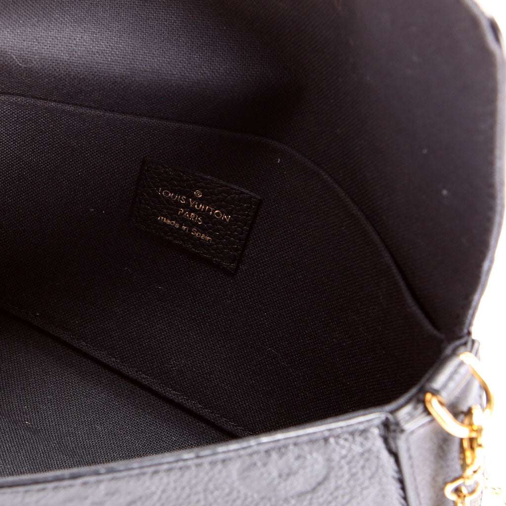 Pochette Felicie Empriente Black
