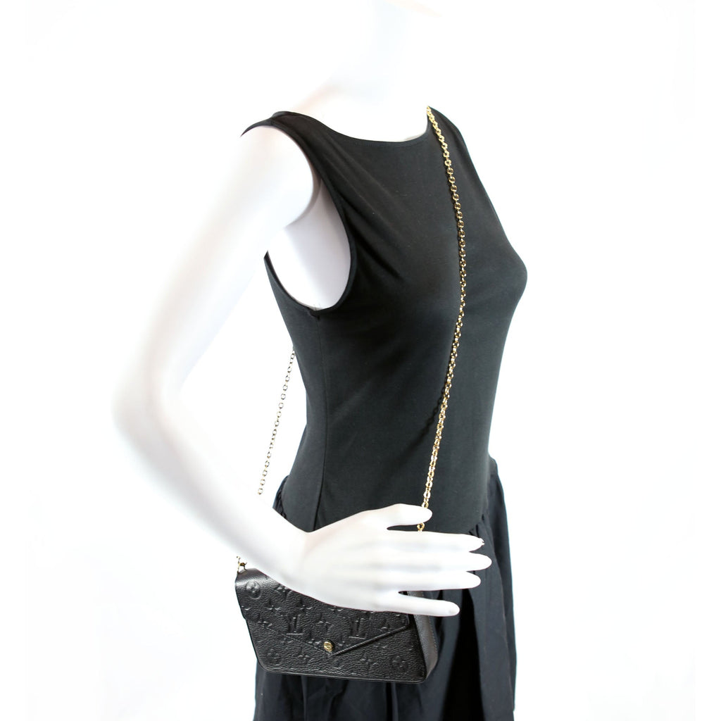 Pochette Felicie Empriente Black