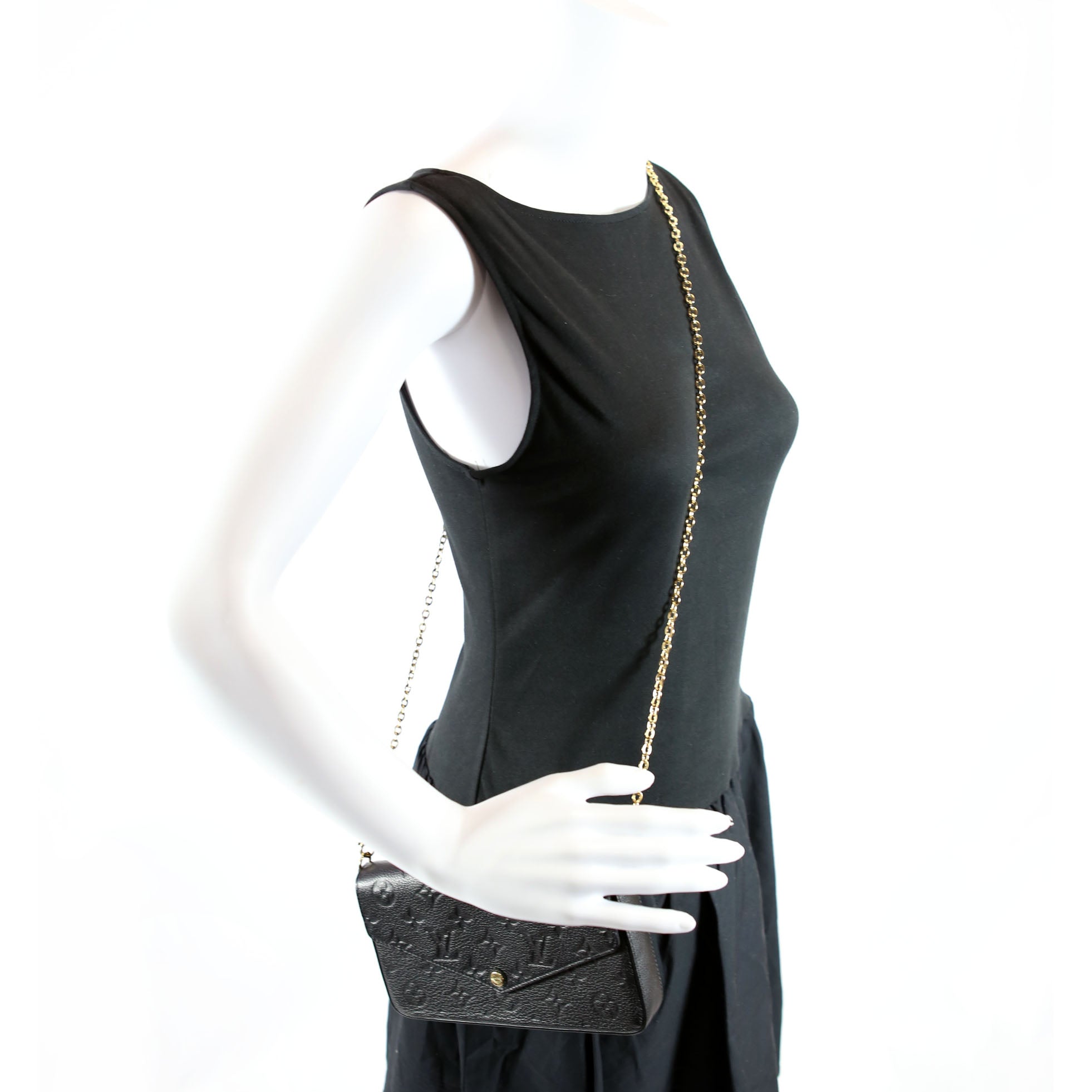 Pochette Felicie Empriente Black