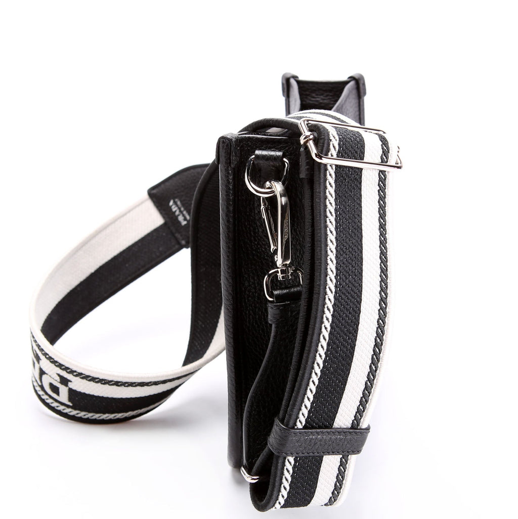 Prada 1BH191 Leather Mini Shoulder Bag Black