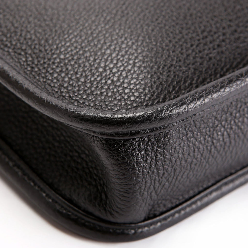 Prada 1BH191 Leather Mini Shoulder Bag Black