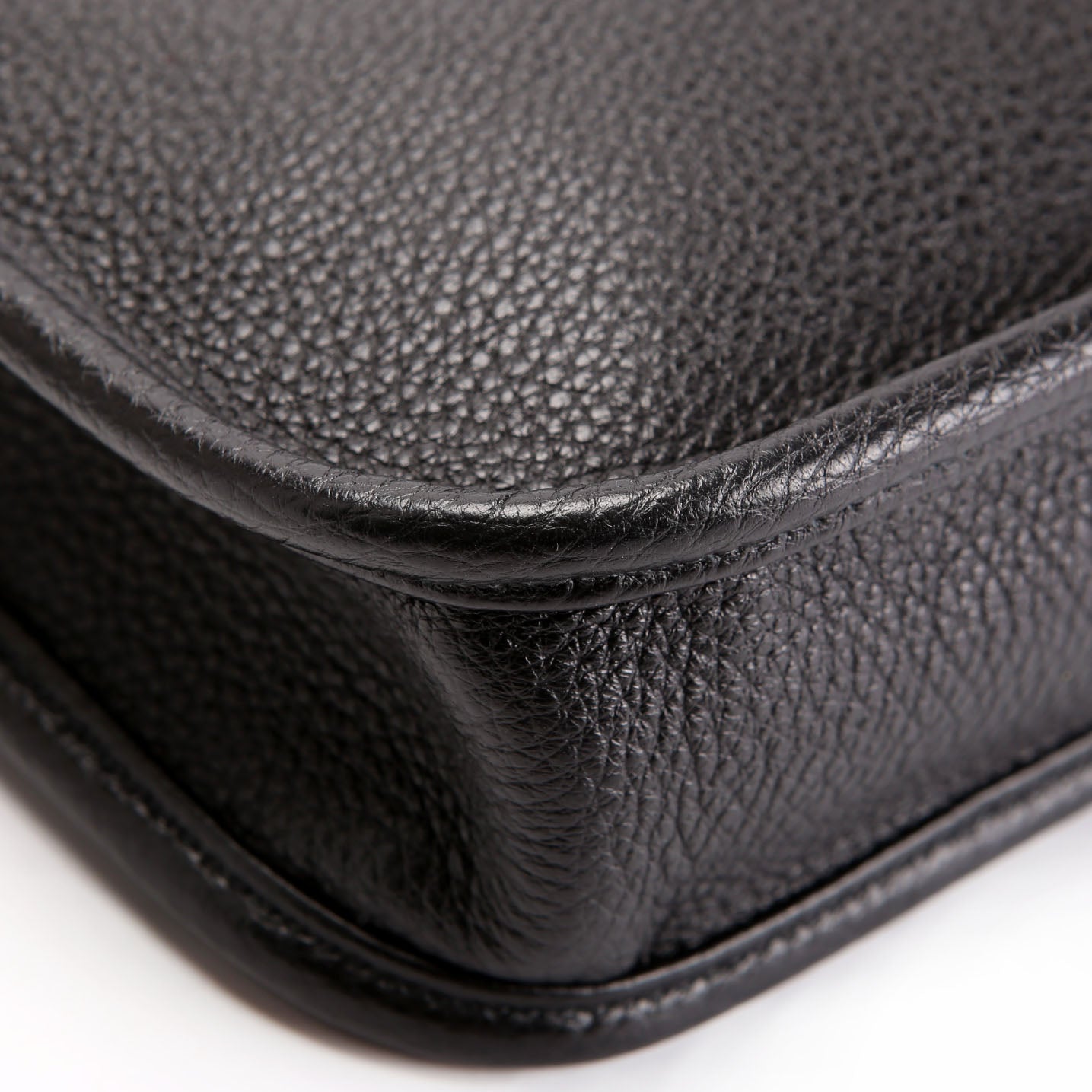 Prada 1BH191 Leather Mini Shoulder Bag Black