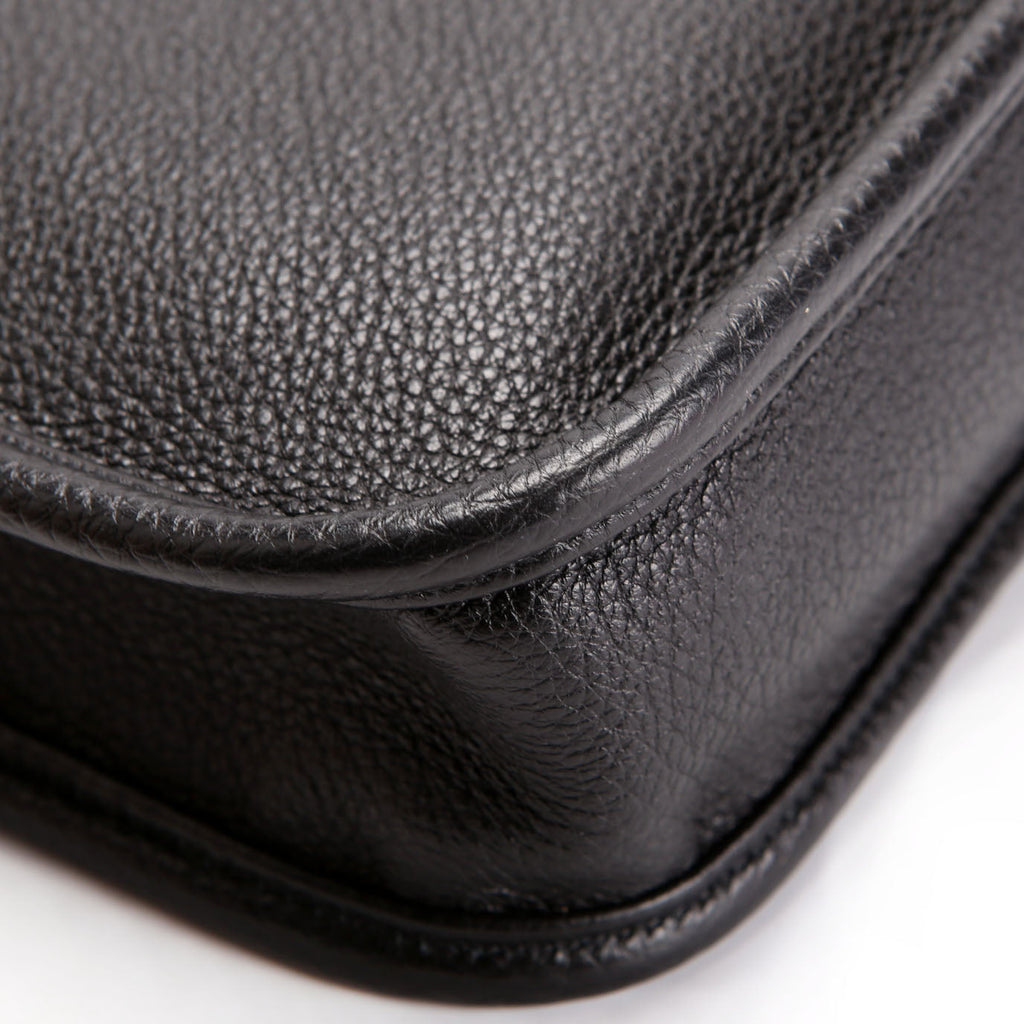 Prada 1BH191 Leather Mini Shoulder Bag Black