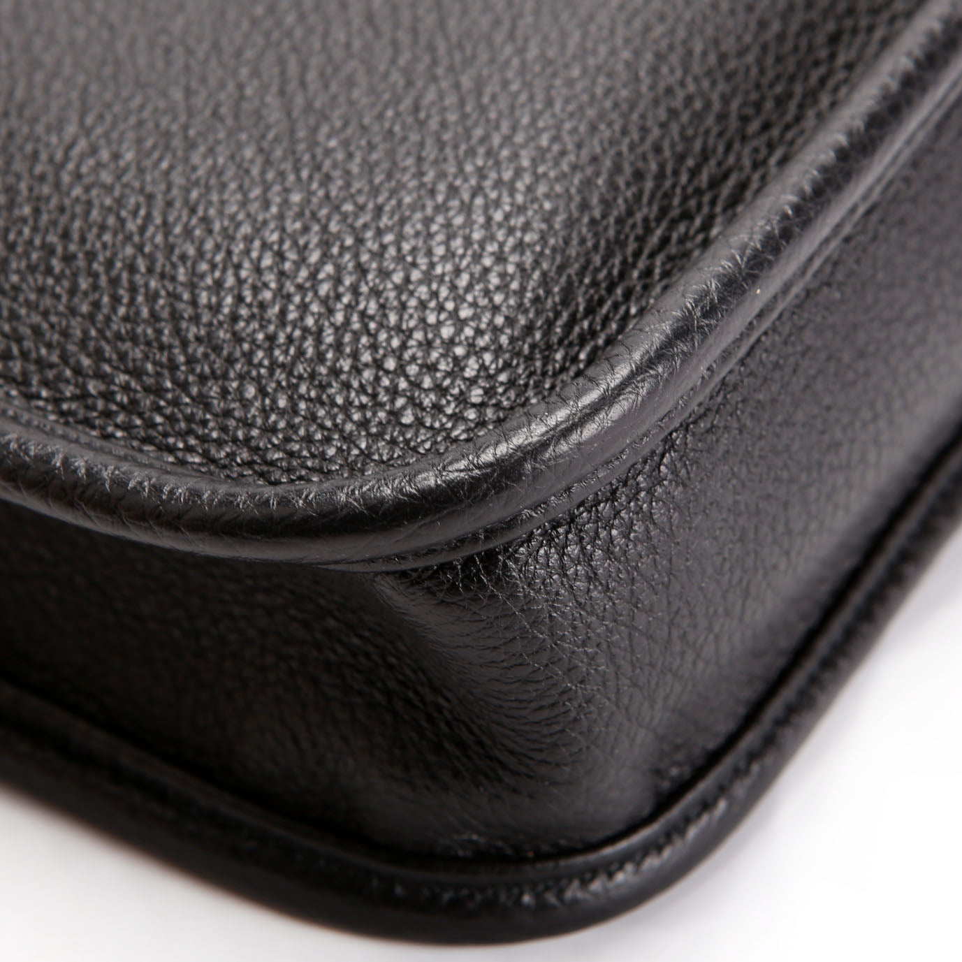 Prada 1BH191 Leather Mini Shoulder Bag Black