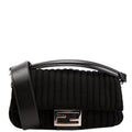 Fendi 7VA572 Baguette Knit Wool Black