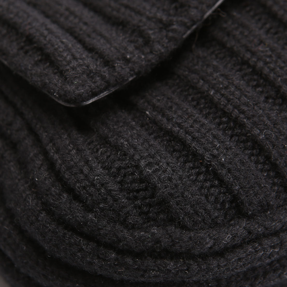 Fendi 7VA572 Baguette Knit Wool Black