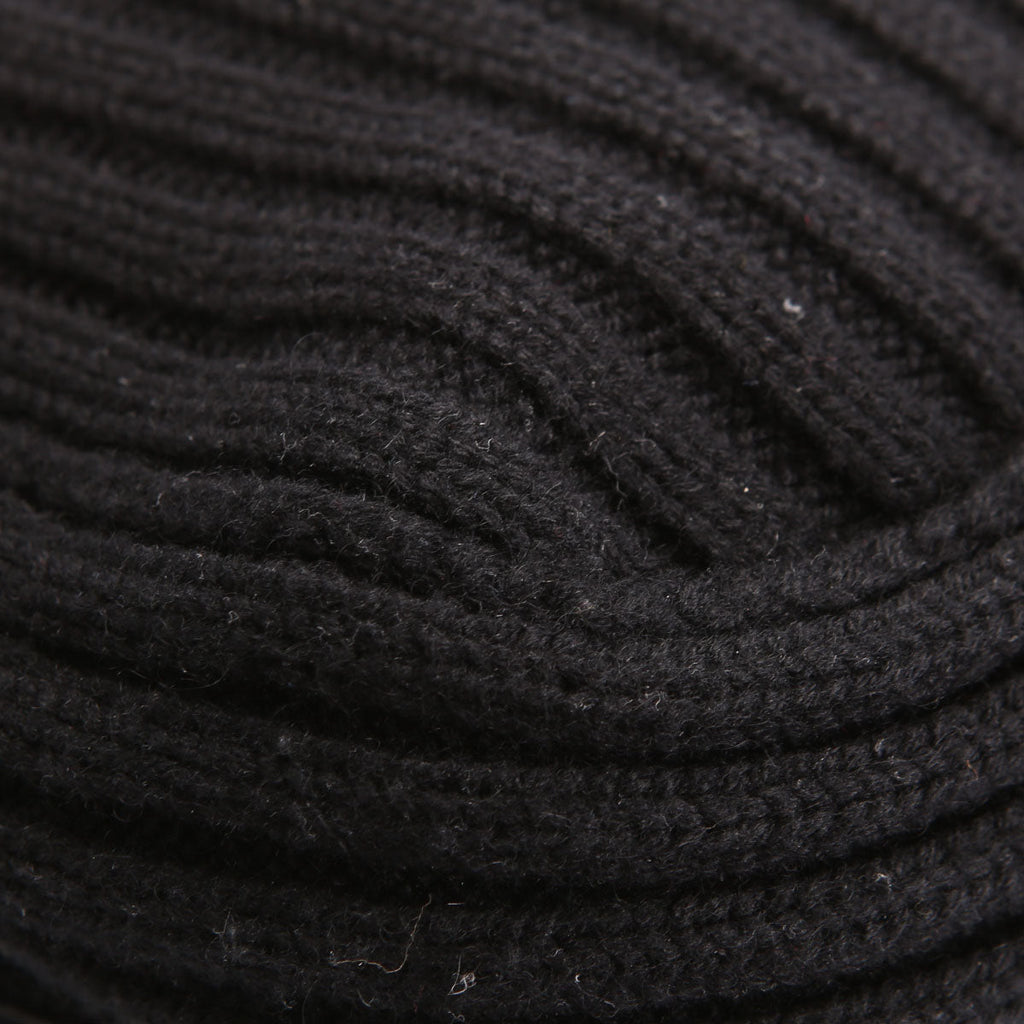 Fendi 7VA572 Baguette Knit Wool Black