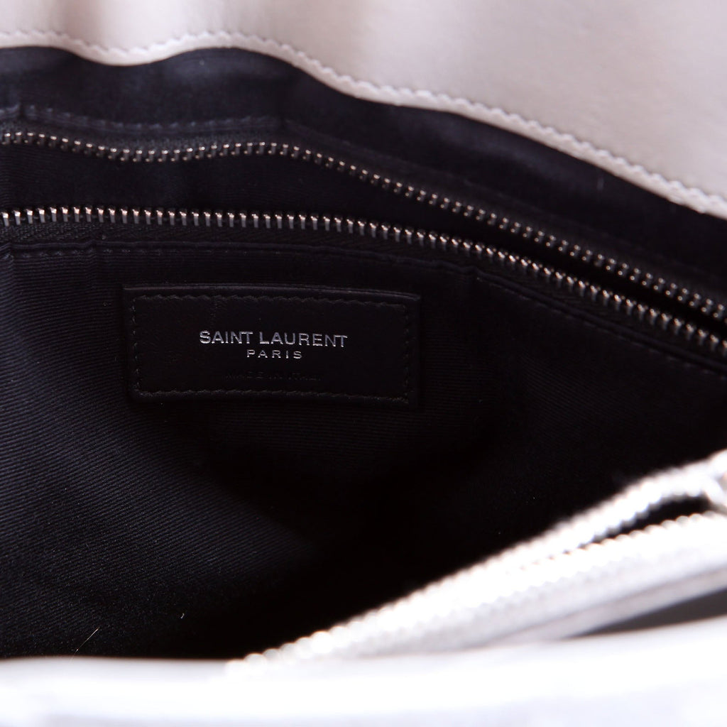 SAINT LAURENT LouLou Medium Quilted 459749 Grey