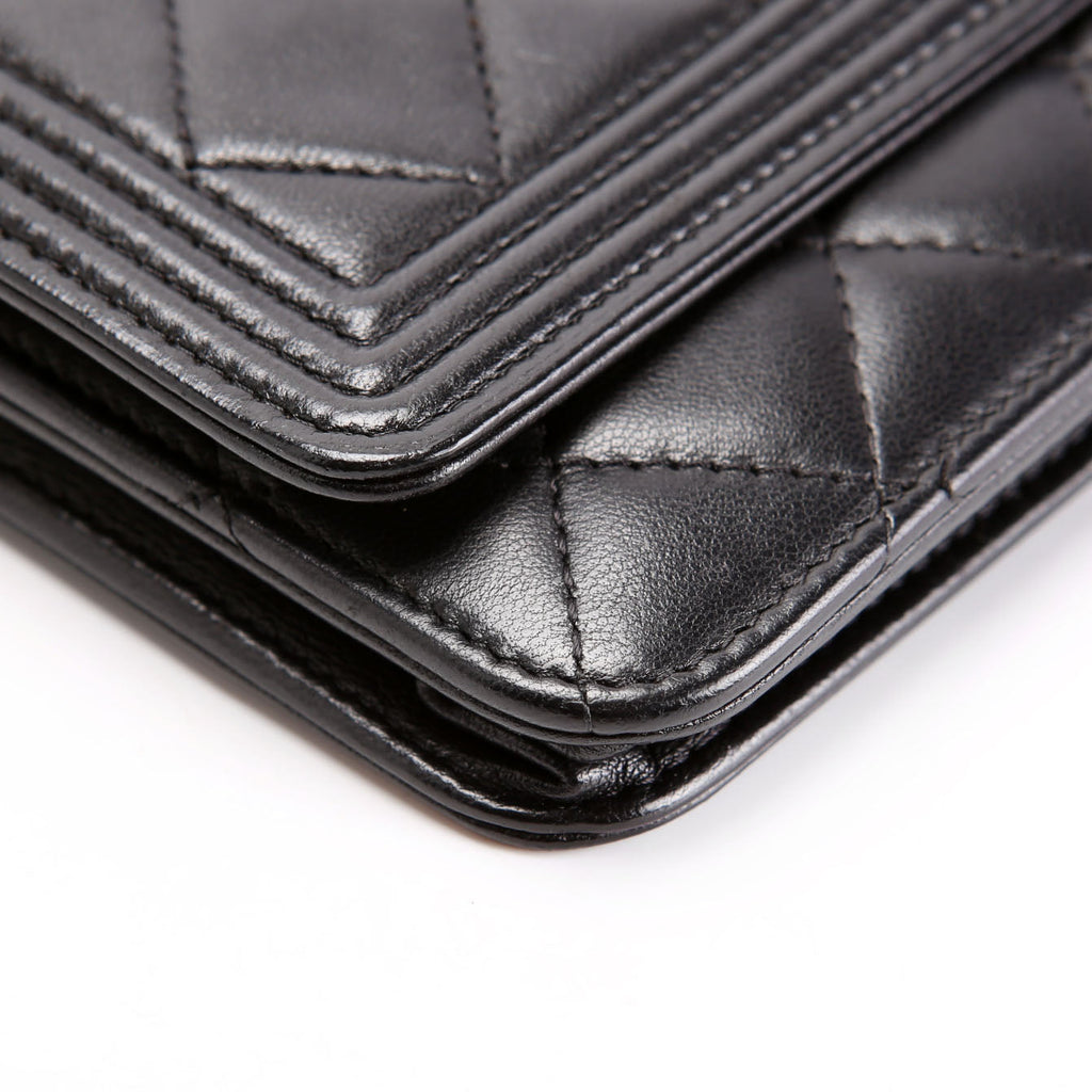 WOC Boy Lambskin Black