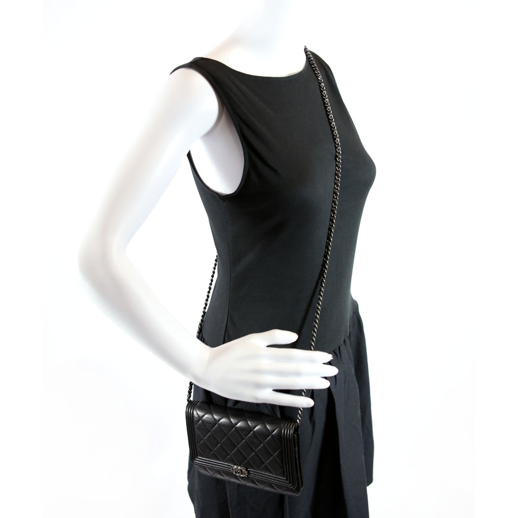 WOC Boy Lambskin Black