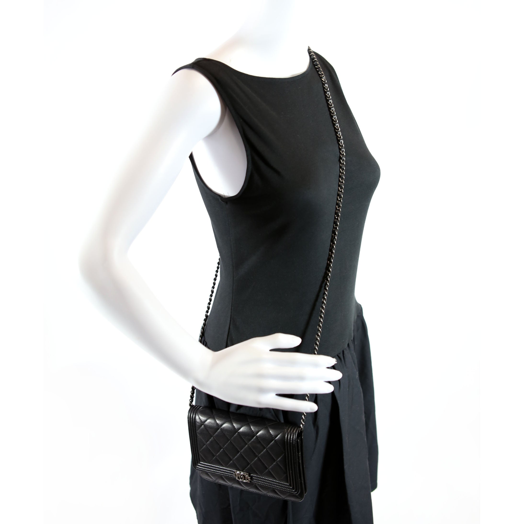 WOC Boy Lambskin Black