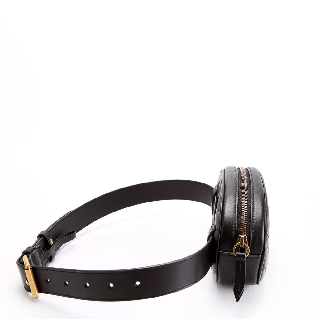 Gucci 476434 Marmont Belt Bag Black