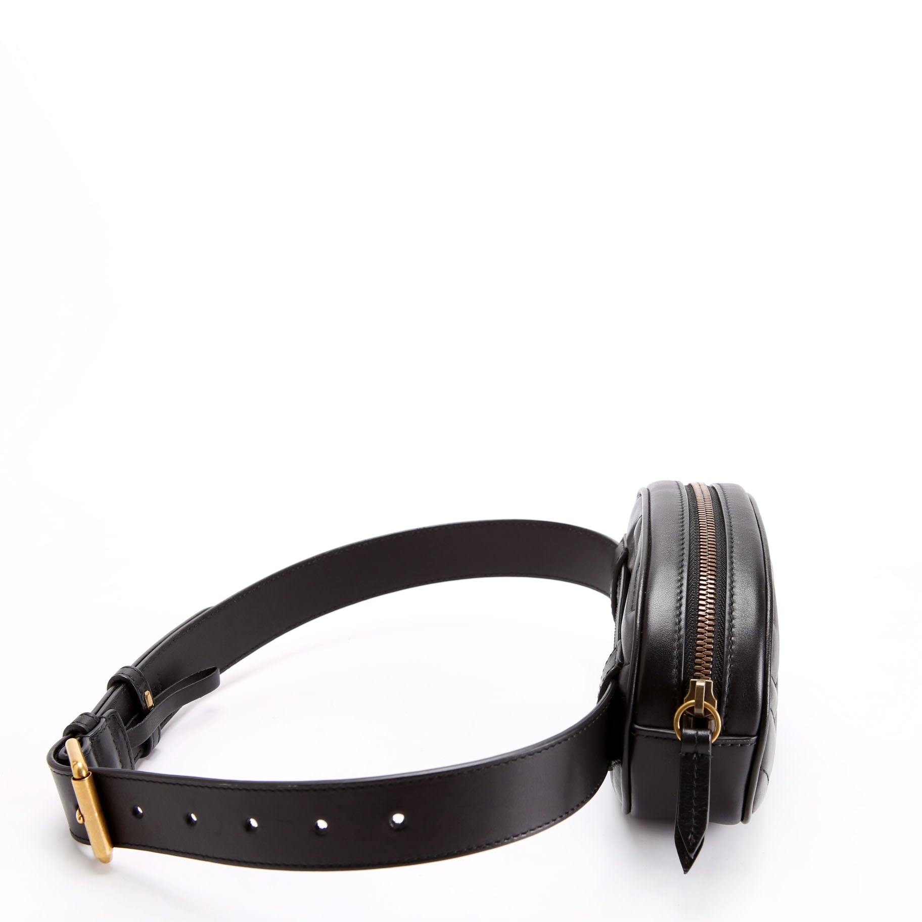 Gucci 476434 Marmont Belt Bag Black