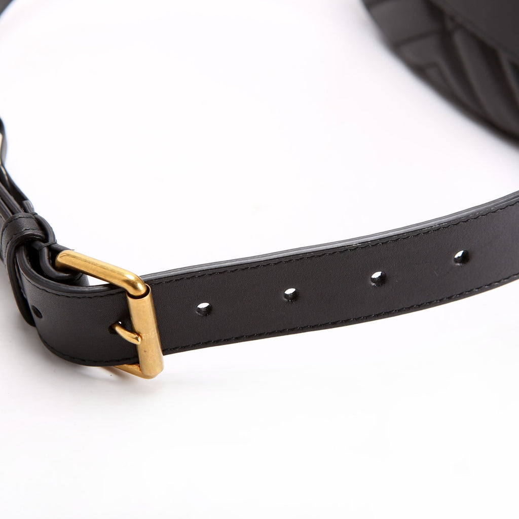 Gucci 476434 Marmont Belt Bag Black