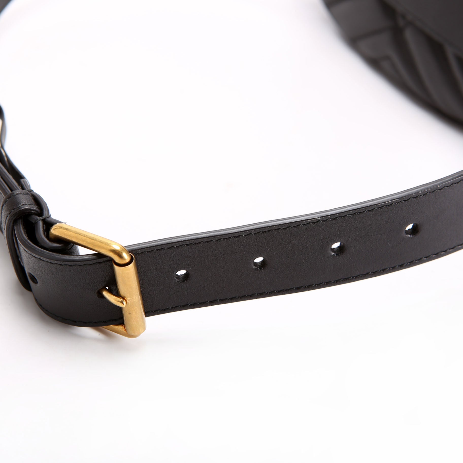 Gucci 476434 Marmont Belt Bag Black
