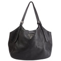 Vitello Daino Leather Shoulder Bag