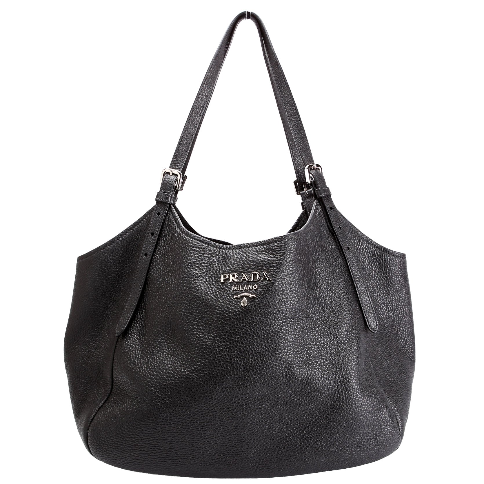 Vitello Daino Leather Shoulder Bag