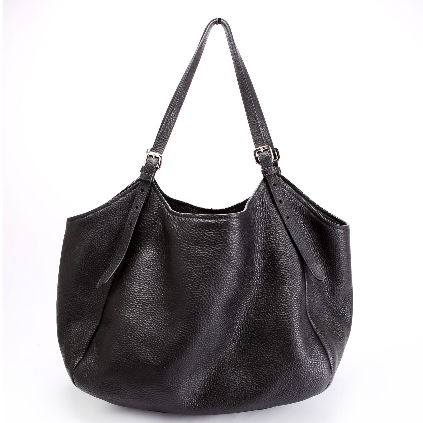 Vitello Daino Leather Shoulder Bag