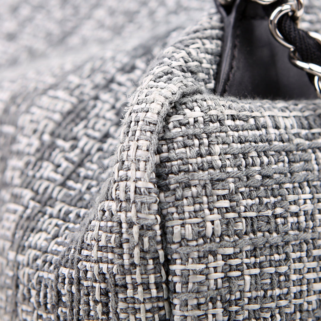 Deauville Drawstring Backpack Tweed 25M Gray
