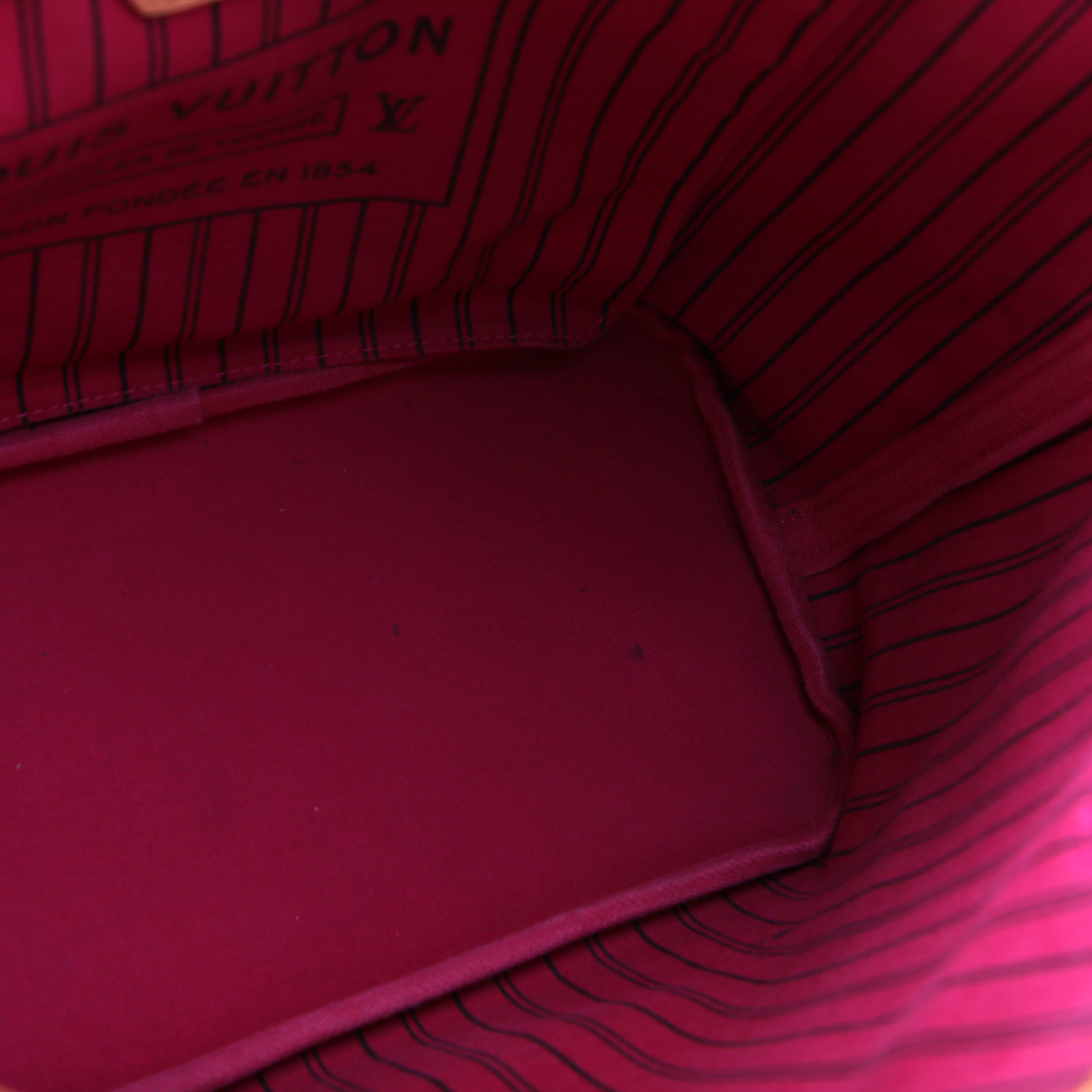 Neverfull With Wallet MM Monogram Pink